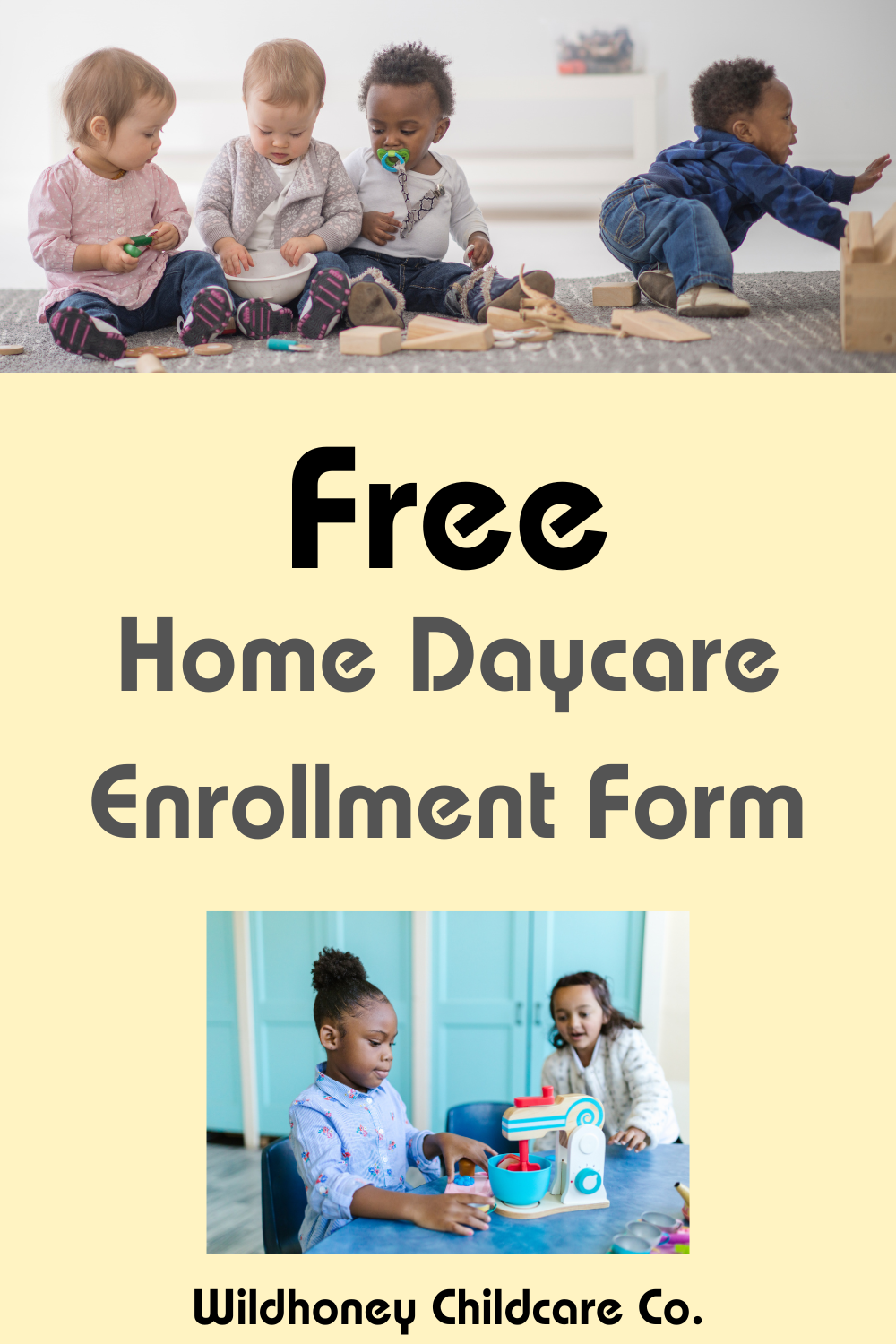 Enrollment Form Freebie